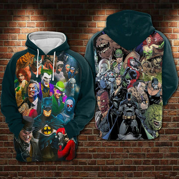Batman 04 Hoodie - Zip Hoodie