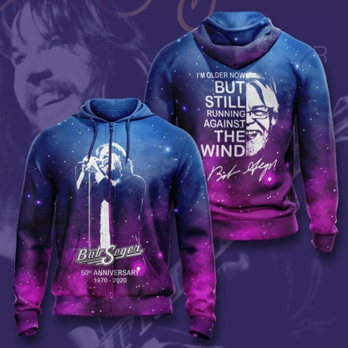 Bob Seger Galaxy Signature Design Gift For Fan Custom 3d Hoodie All Over Printed Hoodie
