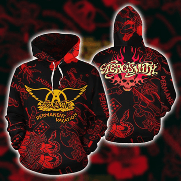 Aerosmith Music Band Thank You For The Memories 2k578 Lover Gift ,aerosmith Music Band All Over Print 3d Hoodie 1017