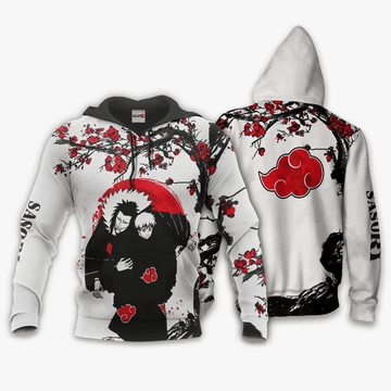 Akatsuki Sasori Anime Manga Naruto For Men And Women 3d Hoodie Zip Hoodie