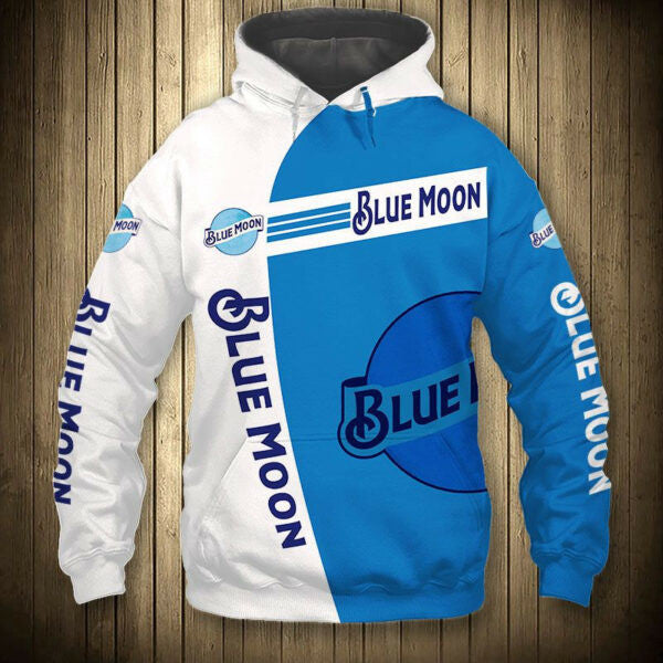 Blue Moon King Beer 5k410 Fan Gift Stylist Unisex Cartoon 3d Hoodie Zip Hoodie 380