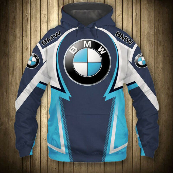 Bmw Luxury Sport Car 7k2 Fan Gift Stylist Unisex Cartoon 3d Hoodie Zip Hoodie 431