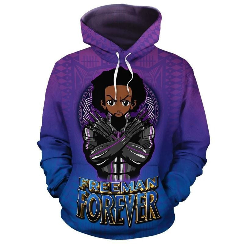 Black Panther Marvel Over Print 3d Hoodie Zip Hoodie 5