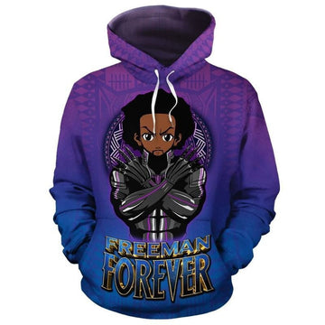 Black Panther Marvel Over Print 3d Hoodie Zip Hoodie 5