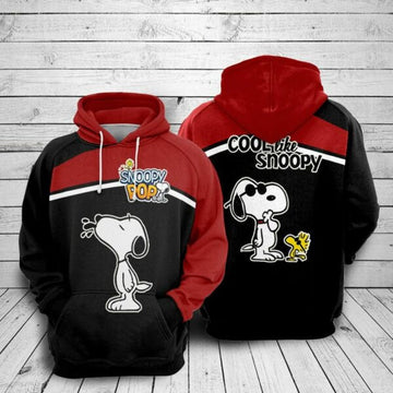Woodstock And Snoopy Pop Cool Like Snoopy Over Print 3d Hoodie Zip Hoodie 2477