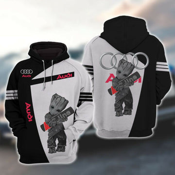 Audi S Line Car Baby Groot 3d All Over Print T Shirt Hoodie 1675