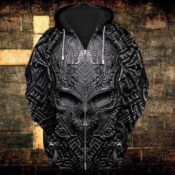 Black Skull For Men And Women 3d Hoodie Zip Hoodie