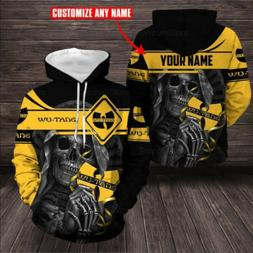Custom Name Skull Wu Tang Clan Hip Hop,wu Tang Clan Hip Hop 2k730 Fan Gift Stylist Unisex Cartoon 3d Hoodie Zip Hoodie 521