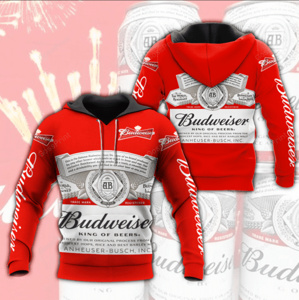 Budweiser King Of Beers Aop Hoodie 658