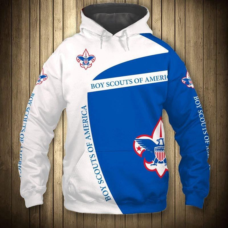 Boy Scouts Of America 5k437 Fan Gift Stylist Unisex Cartoon 3d Hoodie Zip Hoodie