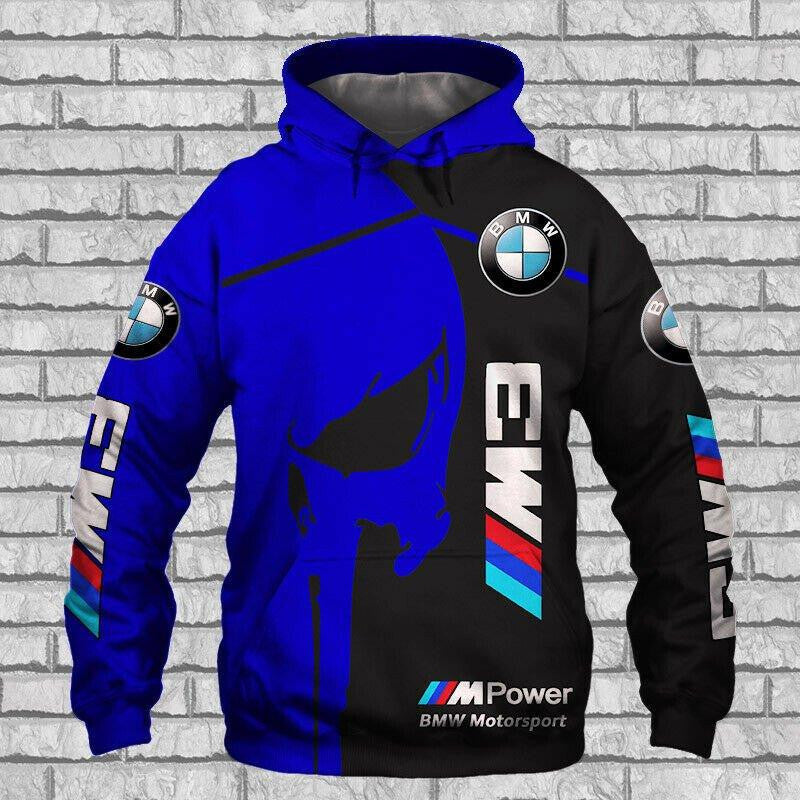 Bmw M3 Motorsport Skull Luxury Car 3d All Over Print Hoodie 355