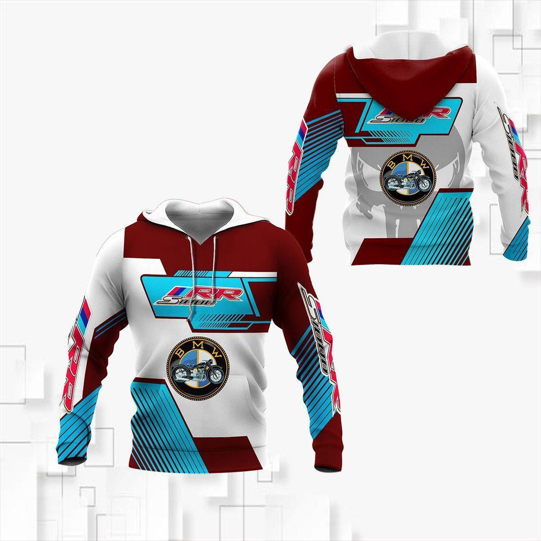 Bmw Motor Shirt Fan Gift 999, Stylist Unisex 3d Hoodie Zip Hoodie