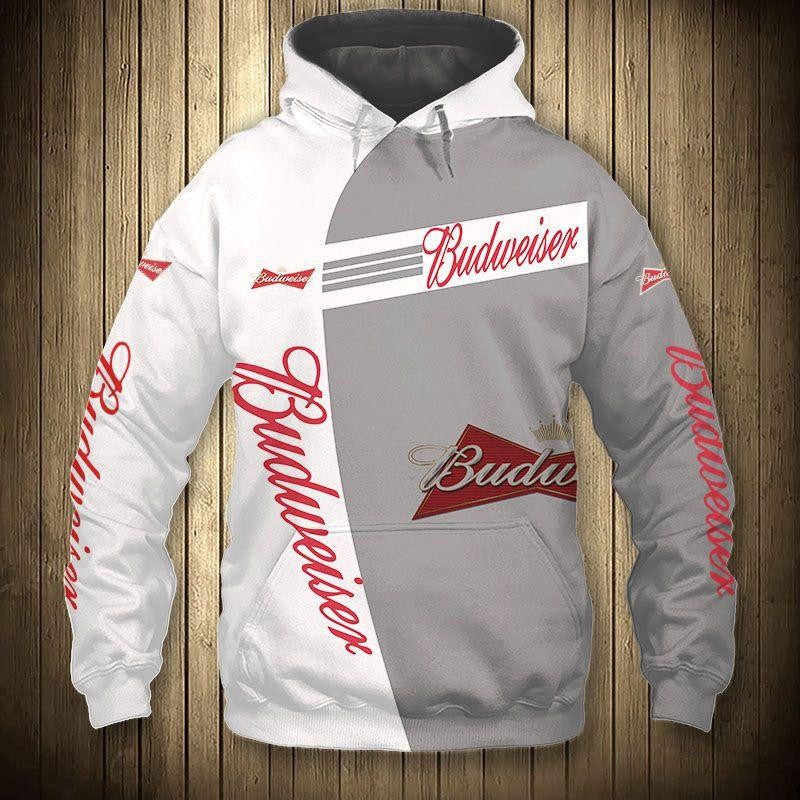Budweiser King Beer 5k414 Fan Gift Stylist Unisex Cartoon 3d Hoodie Zip Hoodie