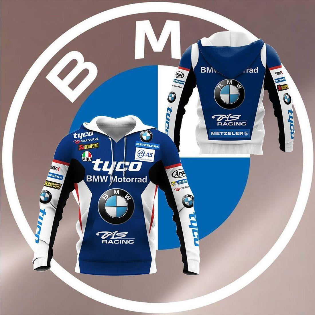 Bmw Motorrad Racing 8k359 Fan Gift 3d Zip Hoodie Hoodie Ii0
