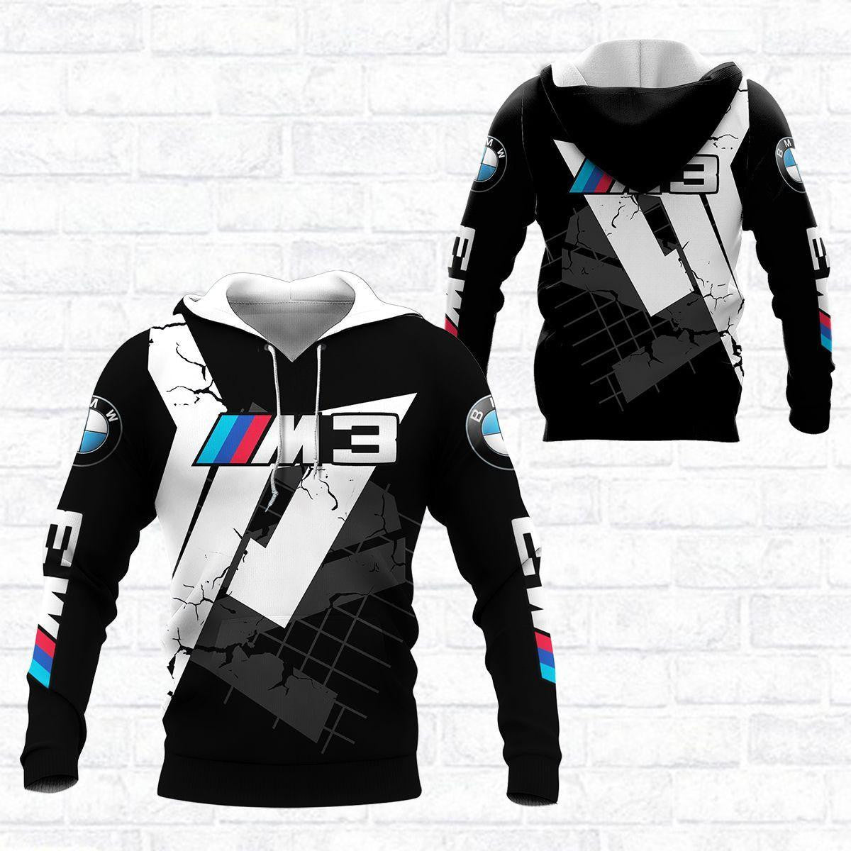 Bmw M3 Shirt Fan Gift 444, Stylist Unisex 3d Hoodie Zip Hoodie