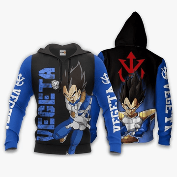 Vegeta Dragon Ball Anime Manga For Men And Women 3d Hoodie Zip Hoodie