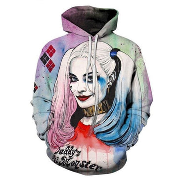 Harley Quinn Dc Comics Batman 3d Hoodie