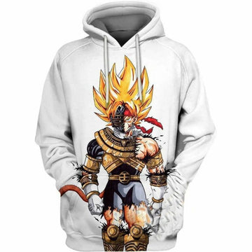 Bardock Aka Goku's Father Dragon Ball Over Print 3d Hoodie Zip Hoodie