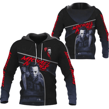 Michael Myers Friday The 13th Horror Movies 441 Fan Gift Stylist Unisex Cartoon Graphic Outfits Aop Hoodie
