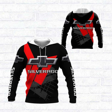 Chevrolet Silverado Shirt Fan Gift 16, Stylist Unisex 3d Hoodie Zip Hoodie