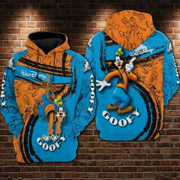 Goofy Movie Disney Over Print 3d Hoodie Zip Hoodie