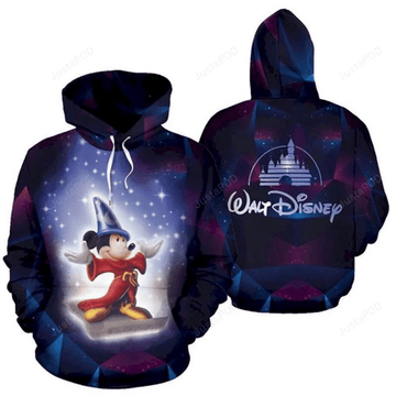 Mickey Mouse Walt Disney Shining 013d All Over Print Hoodie, Zip-up Hoodie