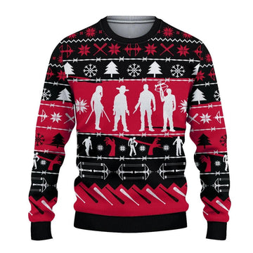 The Walking Dead Christmas Ugly Sweater, The Walking Dead Christmas Gift, The Walking Dead Christmas Shirt