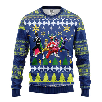Mighty Morphin Power Rangers Ugly Christmas Sweater 601