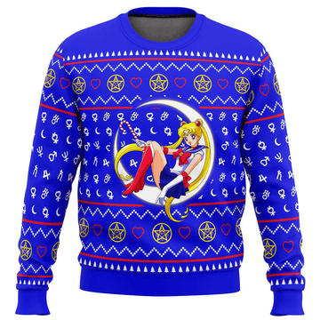 Sailor Moon Anime 4 Ugly Sweater Gifts,sailor Moon Anime Gift Fan Ugly Sweater