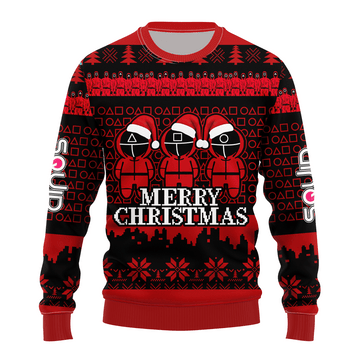 Squid Game Series Christmas 13 Ugly Sweater Gifts, Squid Game Series Gift Fan Ugly Sweater