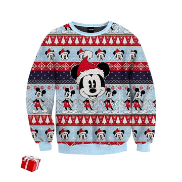 Mickey Mouse Ugly Sweater, Mickey Mouse Christmas Sweater, Mickey Mouse Disney Lover Gift, Mickey Mouse Shirt
