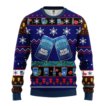 Bud Light Merry Xmas Gift Ugly Christmas Sweater 333