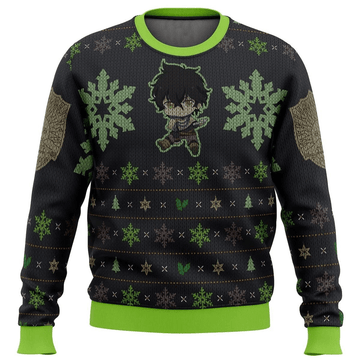 Black Clover Anime Yuno 1 Ugly Sweater Gifts, Black Clover Anime Gift Fan Ugly Sweater