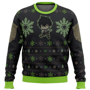 Black Clover Anime Yuno 1 Ugly Sweater Gifts, Black Clover Anime Gift Fan Ugly Sweater 84