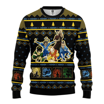 Avatar Last Airbender Merry Xmas Gift Ugly Christmas Sweater 337