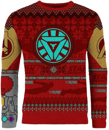 Avengers Iron Man Power Gauntlet Christmas Sweater, Iron Man Christmas Gift, Iron Man Christmas Shirt