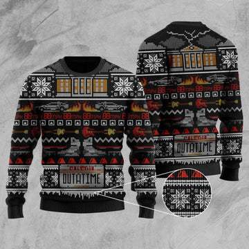 Back To The Future Ugly Christmas Sweater