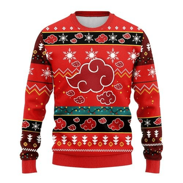 Akatsuki Naruto Anime 7 Ugly Sweater, Akatsuki Naruto Anime Gift Fan Ugly Sweater 349