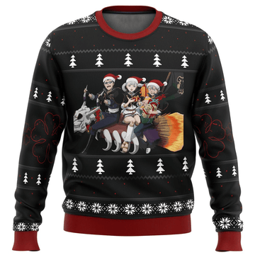 Black Clover Anime 4 Ugly Sweater Gifts, Black Clover Anime Gift Fan Ugly Sweater