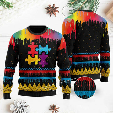 Autism Awareness Ugly Christmas Sweater