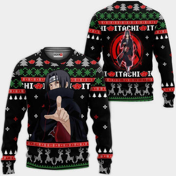 Akatsuki Itachi Ugly Christmas Naruto Anime Xmas 1k458 Gifts ,naruto Anime Xmas Christmas Gift Fan