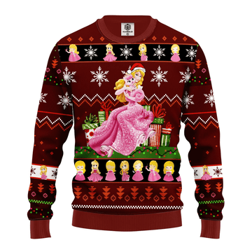 Aurora Disney Princess Merry Xmas Gift Ugly Christmas Sweater 336