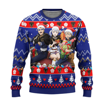 Black Clover Anime 8 Ugly Sweater Gifts, Black Clover Anime Gift Fan Ugly Sweater