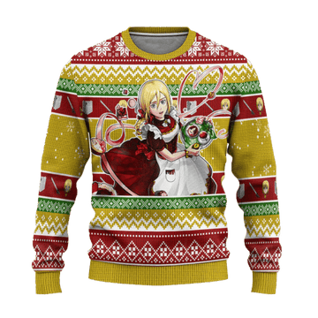 Attack On Titan Anime Historia Reiss Ugly Sweater Gifts, Attack On Titan Anime Gift Fan Ugly Sweater 702