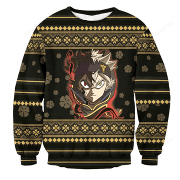 Black Clover Anime 7 Ugly Sweater Gifts, Black Clover Anime Gift Fan Ugly Sweater 13