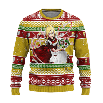 Attack On Titan Anime Historia Reiss Ugly Sweater Gifts, Attack On Titan Anime Gift Fan Ugly Sweater