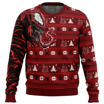 Venom Marvel Ugly Sweater Gifts, Venom Marvel Gift Fan Ugly Sweater 267