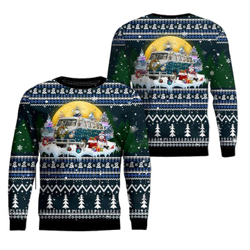 1964 Volkswagen Type 2 Deluxe 16L Christmas AOP Sweater ? Usalast