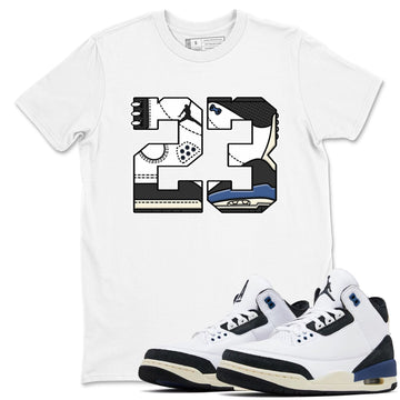 23 Sneaker Tees - Air Jordan 3 A Ma Maniere x Diffused Blue