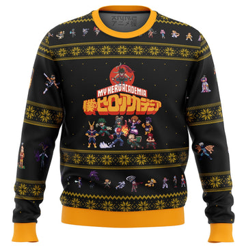 My Hero Academia Boku No Sprites Ugly Christmas Sweater